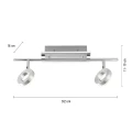 Lampa sufitowa SILEDA 2 - punktowa Aluminummatt PaulNeuhaus - 6781-96