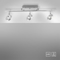 Lampa sufitowa SILEDA 3 - punktowa Aluminummatt PaulNeuhaus - 6785-96