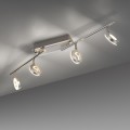 Lampa sufitowa SILEDA 4 - punktowa Aluminummatt PaulNeuhaus - 6786-96