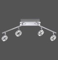 Lampa sufitowa SILEDA 4 - punktowa Aluminummatt PaulNeuhaus - 6786-96