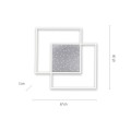 Lampa sufitowa YUKI 3 - punktowa srebrny PaulNeuhaus - 6024-55