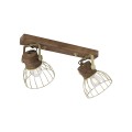 Lampa sufitowa ALAMI 2 - punktowa mosiądz matowy LeuchtenDirekt - 11487-60