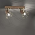 Lampa sufitowa ALAMI 2 - punktowa mosiądz matowy LeuchtenDirekt - 11487-60