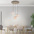 Lampa sufitowa BARK 3 - punktowa drewna LeuchtenDirekt - 11236-79