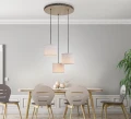 Lampa sufitowa BARK 3 - punktowa drewna LeuchtenDirekt - 11236-79