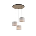 Lampa sufitowa BARK 3 - punktowa drewna LeuchtenDirekt - 11236-79