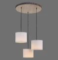 Lampa sufitowa BARK 3 - punktowa drewna LeuchtenDirekt - 11236-79
