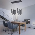 Lampa wisząca sufitowa BRUNO 10 - punktowa czarny LeuchtenDirekt - 15206-18