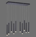 Lampa wisząca sufitowa BRUNO 10 - punktowa czarny LeuchtenDirekt - 15206-18