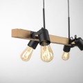Lampa wisząca sufitowa CANOP 4 - punktowa czarny LeuchtenDirekt - 15630-18