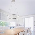 Lampa wisząca sufitowa CIRCLE 2 - punktowa srebrny LeuchtenDirekt - 11525-21