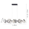 Lampa wisząca sufitowa CURLS 4 - punktowa czarny LeuchtenDirekt - 19033-18