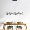 Lampa wisząca sufitowa CURLS 4 - punktowa czarny LeuchtenDirekt - 19033-18