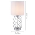 Lampa stołowa DEVA 1 - punktowa srebrny LeuchtenDirekt - 14615-55