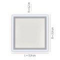 Lampa sufitowa EDGING 2 - punktowa Biały LeuchtenDirekt - 14850-16