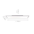 Lampa sufitowa FLAT 1 - punktowa srebrny LeuchtenDirekt - 14753-21