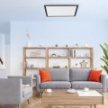 Lampa sufitowa FLAT 1 - punktowa czarny LeuchtenDirekt - 14755-18