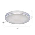 Lampa sufitowa FRIDA 1 - punktowa transparent LeuchtenDirekt - 14373-00