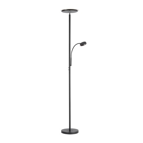 Lampa podłogowa stojąca HANS 2 - punktowa czarny LeuchtenDirekt - 11709-18