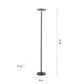 Lampa podłogowa stojąca HANS 1 - punktowa czarny LeuchtenDirekt - 11729-18