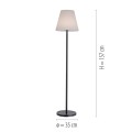 Lampa podłogowa stojąca HOLLY 1 - punktowa czarny LeuchtenDirekt - 19826-18