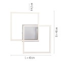 Lampa sufitowa IVEN 2 - punktowa srebrny LeuchtenDirekt - 14002-55