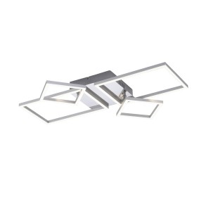 Lampa sufitowa IVEN 4 - punktowa srebrny LeuchtenDirekt - 14030-55
