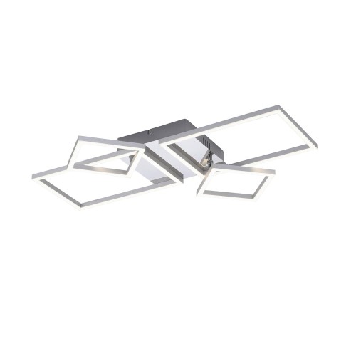 Lampa sufitowa IVEN 4 - punktowa srebrny LeuchtenDirekt - 14030-55