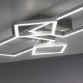 Lampa sufitowa IVEN 4 - punktowa srebrny LeuchtenDirekt - 14030-55