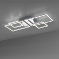 Lampa sufitowa IVEN 4 - punktowa srebrny LeuchtenDirekt - 14030-55