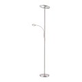 Lampa podłogowa stojąca Ls-ROCCO 2 - punktowa srebrny LeuchtenDirekt - 11858-55