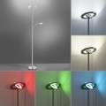 Lampa podłogowa stojąca Ls-ROCCO 2 - punktowa srebrny LeuchtenDirekt - 11858-55