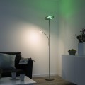 Lampa podłogowa stojąca Ls-ROCCO 2 - punktowa srebrny LeuchtenDirekt - 11858-55