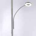 Lampa podłogowa stojąca Ls-ROCCO 2 - punktowa srebrny LeuchtenDirekt - 11858-55