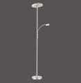 Lampa podłogowa stojąca Ls-ROCCO 2 - punktowa srebrny LeuchtenDirekt - 11858-55