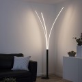 Lampa podłogowa stojąca MAJA 3 - punktowa czarny LeuchtenDirekt - 15383-18