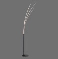 Lampa podłogowa stojąca MAJA 3 - punktowa czarny LeuchtenDirekt - 15383-18