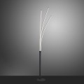 Lampa podłogowa stojąca MAJA 3 - punktowa czarny LeuchtenDirekt - 15383-18
