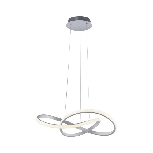 Lampa wisząca sufitowa MARIA 1 - punktowa Aluminum LeuchtenDirekt - 15402-95