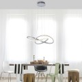 Lampa wisząca sufitowa MARIA 1 - punktowa Aluminum LeuchtenDirekt - 15402-95