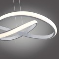 Lampa wisząca sufitowa MARIA 1 - punktowa Aluminum LeuchtenDirekt - 15402-95