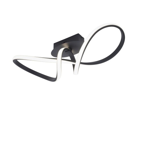 Lampa sufitowa MARIA 1 - punktowa czarny LeuchtenDirekt - 15403-18