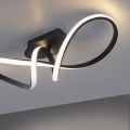 Lampa sufitowa MARIA 1 - punktowa czarny LeuchtenDirekt - 15403-18
