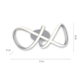 Lampa sufitowa MARIA 1 - punktowa Aluminum LeuchtenDirekt - 15403-95