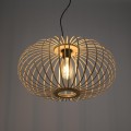 Lampa wisząca sufitowa RACOON 1 - punktowa naturalnego drewna LeuchtenDirekt - 11409-79