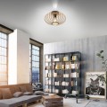 Lampa sufitowa RACOON 1 - punktowa naturalnego drewna LeuchtenDirekt - 11410-79