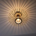 Lampa sufitowa RACOON 1 - punktowa naturalnego drewna LeuchtenDirekt - 11410-79
