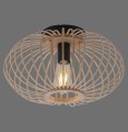 Lampa sufitowa RACOON 1 - punktowa naturalnego drewna LeuchtenDirekt - 11410-79