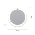 Lampa sufitowa RITUS 1 - punktowa Aluminum LeuchtenDirekt - 15392-95