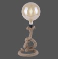 Lampa stołowa ROPE 1 - punktowa czarny LeuchtenDirekt - 15480-18